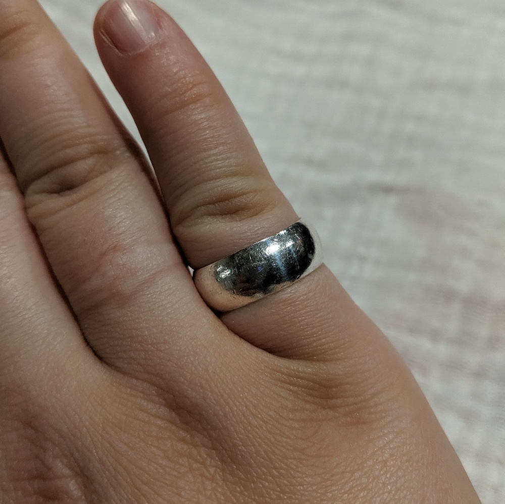 Solid Sterling Silver Ring - image 6